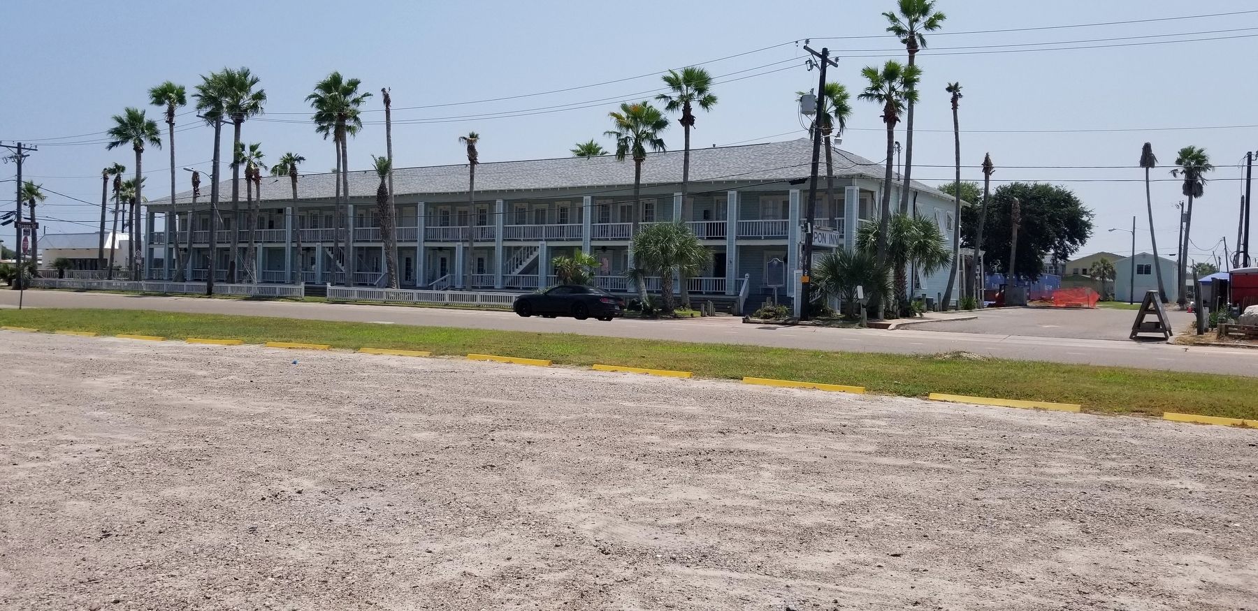 The view of the Tarpon Inn and Marker from across the street image. Click for full size.