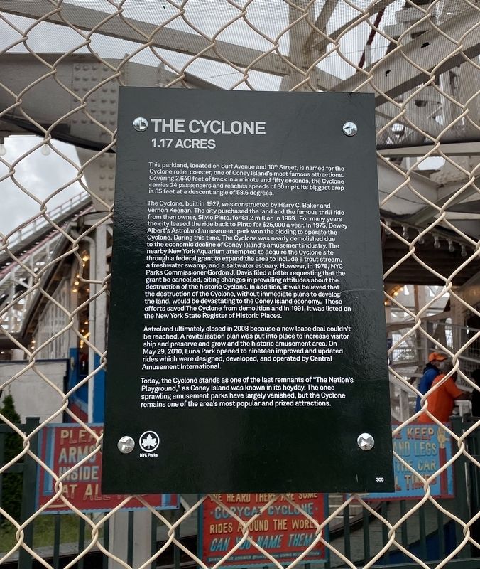 The Cyclone Marker. Click for full size. The Cyclone Marker image. Click for full size.