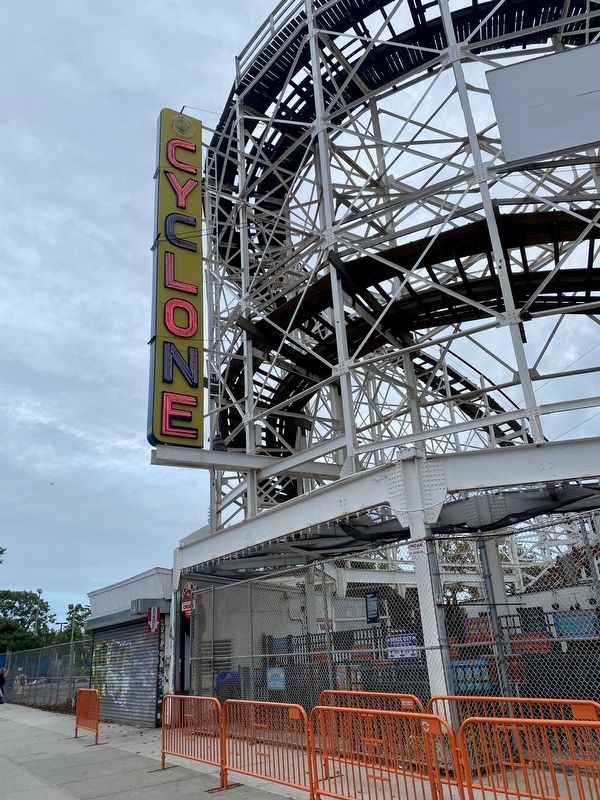 The Cyclone Marker - wide view. Click for full size. The Cyclone Marker - wide view image. Click for full size.