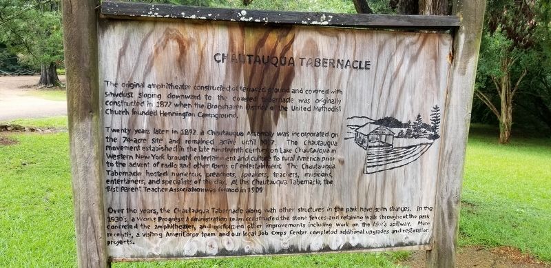 Chautauqua Tabernacle Marker image. Click for full size.