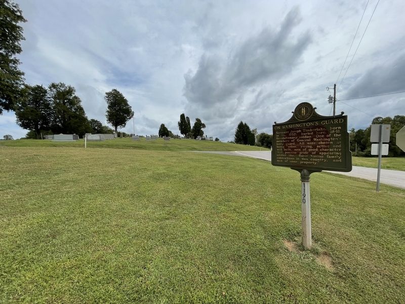 On Washington's Guard Marker. Click for full size. On Washington's Guard Marker image. Click for full size.
