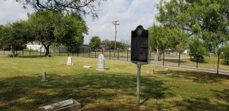 The view of the John Dix Marker from the cemetery image. Click for full size.