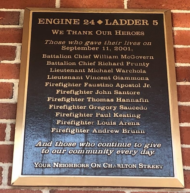 Engine 24 ◆ Ladder 5 Marker image. Click for full size.