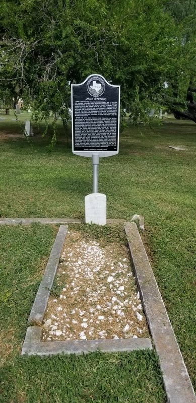 James Downing Marker and gravestone image. Click for full size.