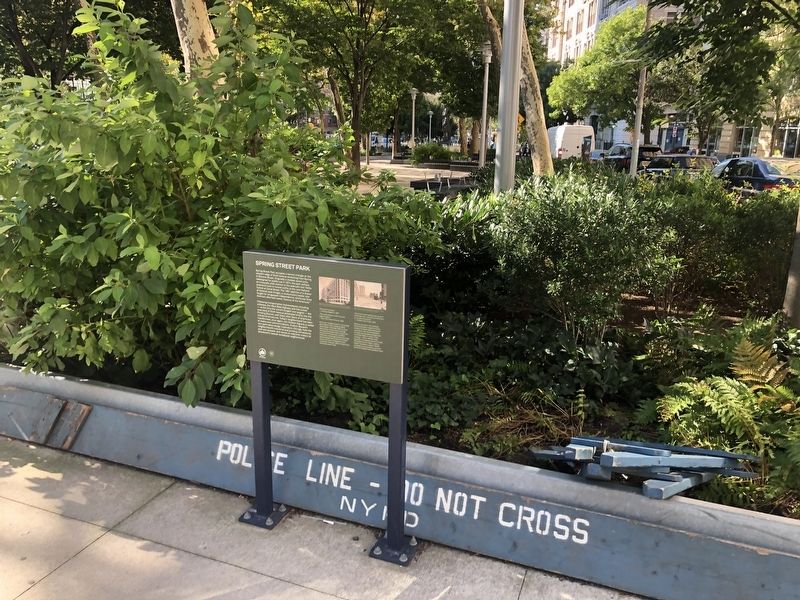Spring Street Park Marker image. Click for full size.
