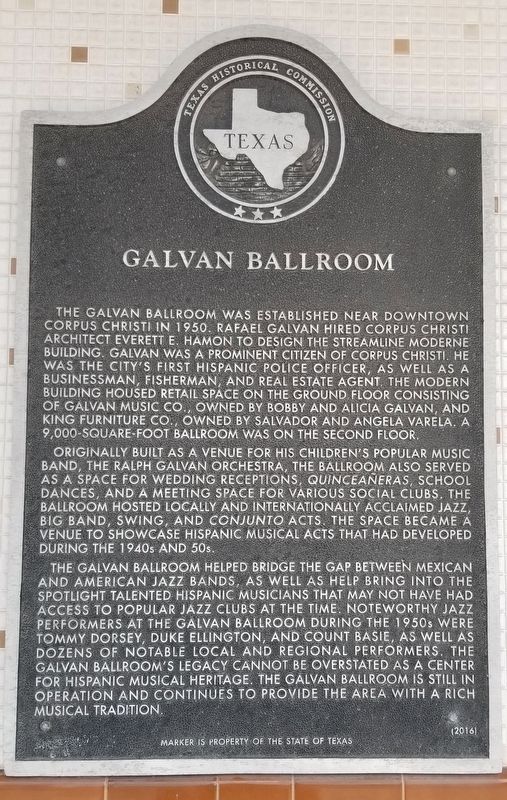 Galvan Ballroom Marker image. Click for full size.