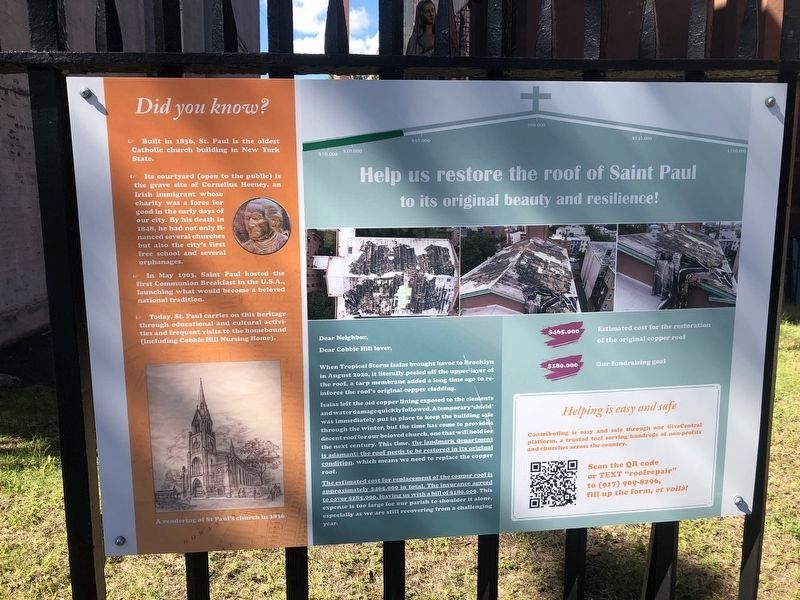 St. Paul Catholic Church Marker. Click for full size. St. Paul Catholic Church Marker image. Click for full size.