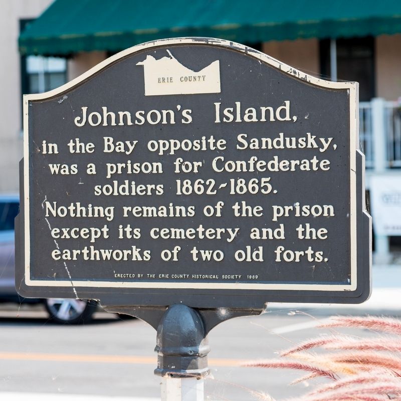 Johnson’s Island Marker image. Click for full size.