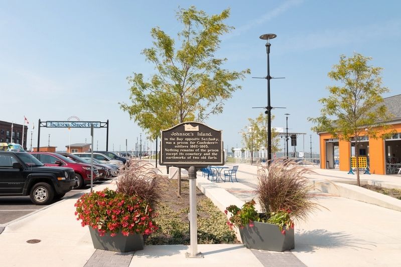 Johnson’s Island Marker. Click for full size. Johnson’s Island Marker image. Click for full size.