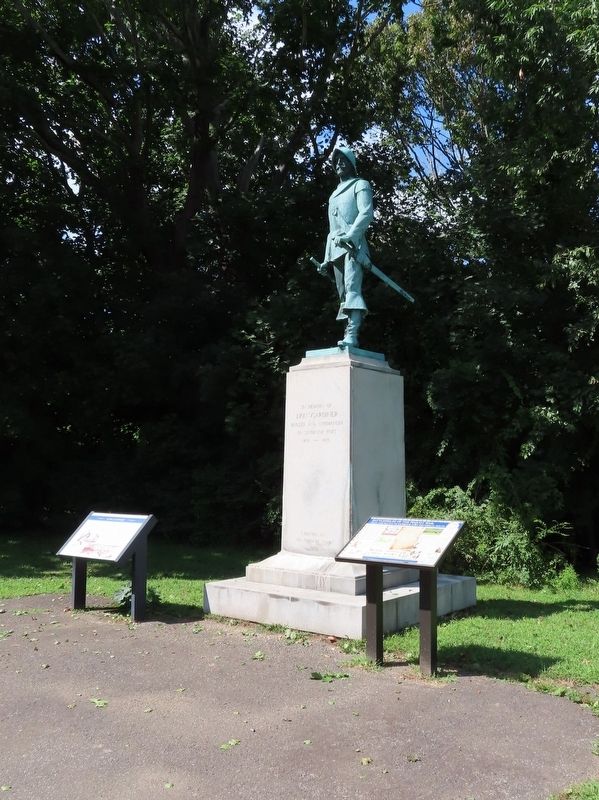 Battlefields of the Pequot War Marker. Click for full size. Battlefields of the Pequot War Marker image. Click for full size.