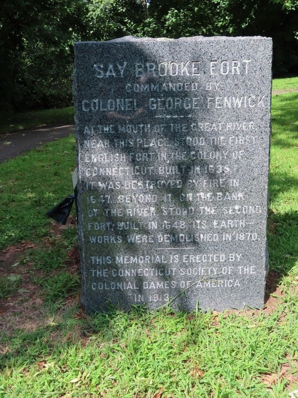Say Brooke Fort Marker. Click for full size. Say Brooke Fort Marker image. Click for full size.