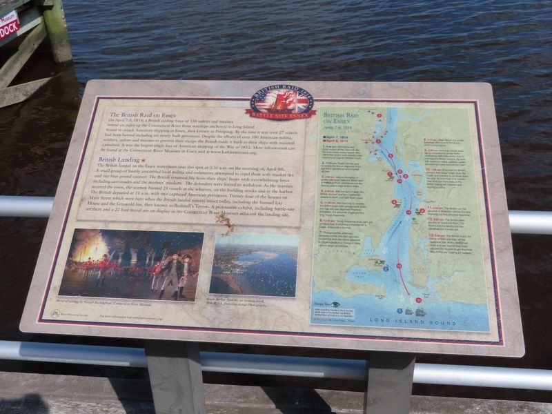 British Raid 1814 Marker image. Click for full size.
