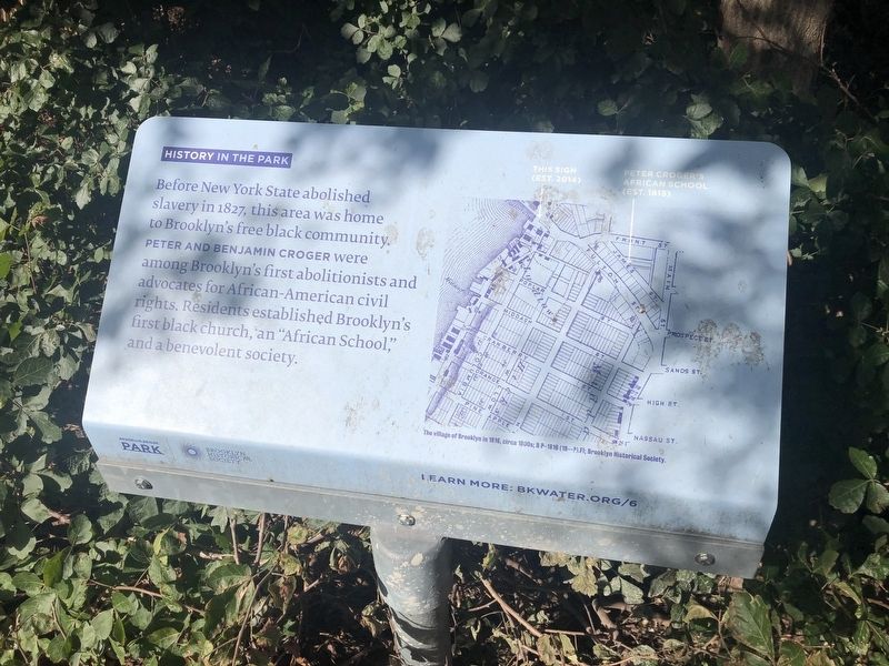 History in the Park Marker. Click for full size. History in the Park Marker image. Click for full size.