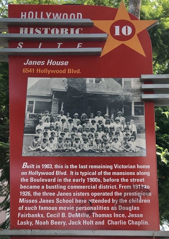Janes House Marker. Click for full size. Janes House Marker image. Click for full size.