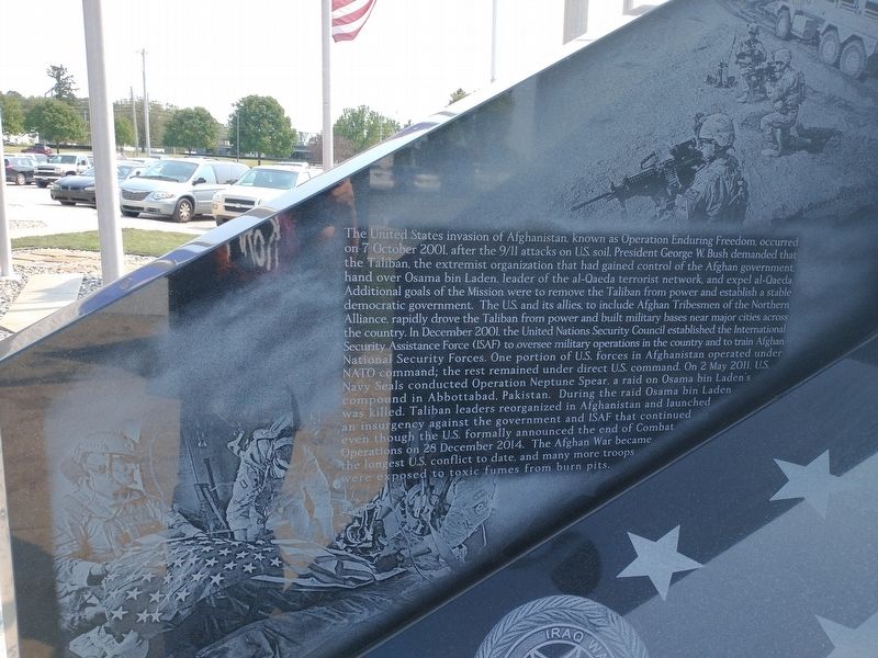 Williams County Afghanistan War Memorial image. Click for full size.