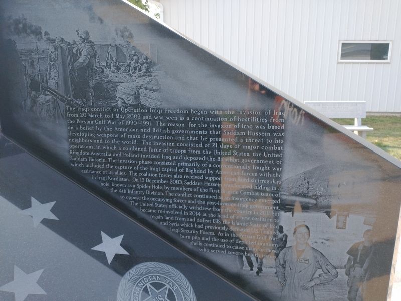 Williams County Afghanistan War Memorial image. Click for full size.