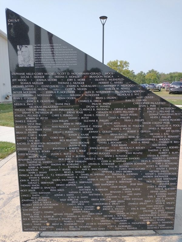 Williams County Afghanistan War Memorial image. Click for full size.