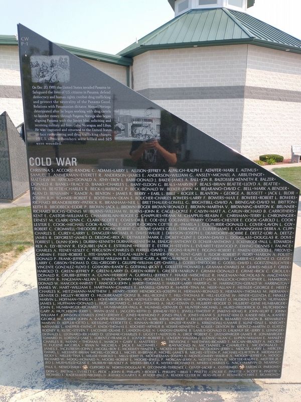 Williams County Cold War Memorial image. Click for full size.