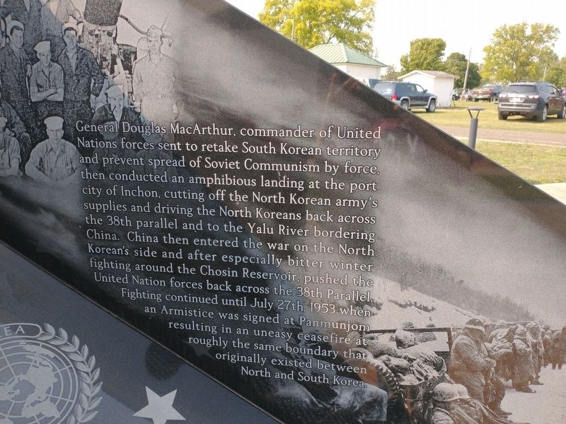 Williams County Korean War Memorial image. Click for full size.