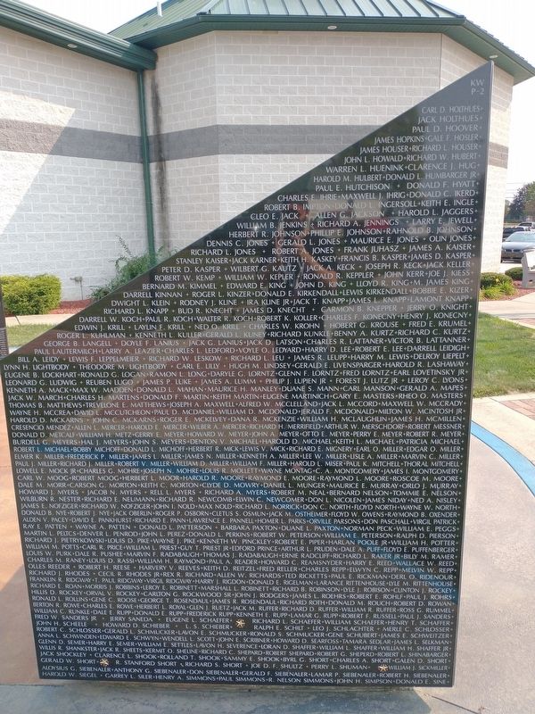 Williams County Korean War Memorial image. Click for full size.