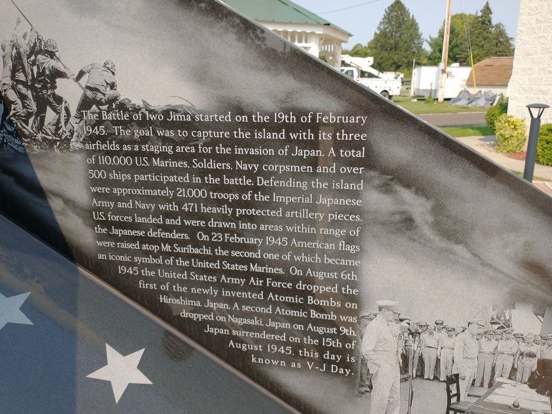 Williams County World War II Memorial image. Click for full size.