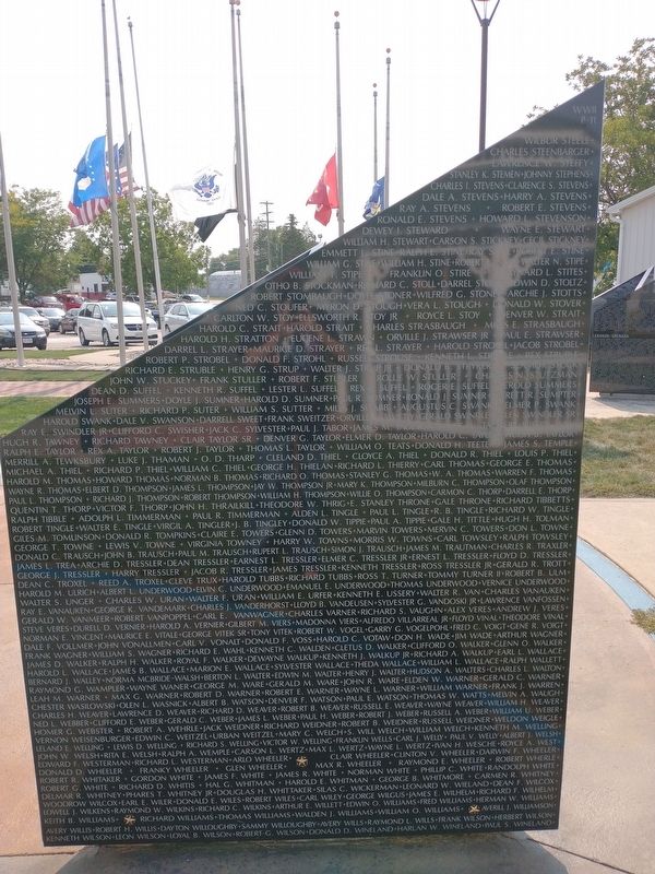 Williams County World War II Memorial image. Click for full size.