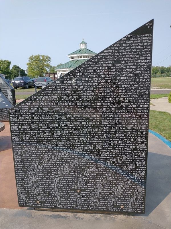Williams County World War II Memorial image. Click for full size.