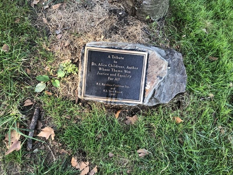 Dr. Alice Childress Marker. Click for full size. Dr. Alice Childress Marker image. Click for full size.