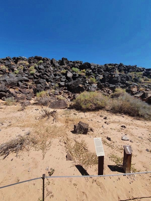 Piedras Marcadas Trail Marker image. Click for full size.