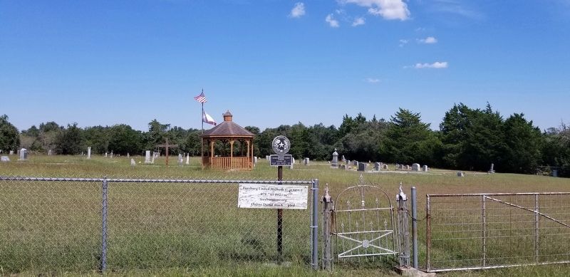 The Freyburg United Methodist Church Cemetery and Marker image. Click for full size.