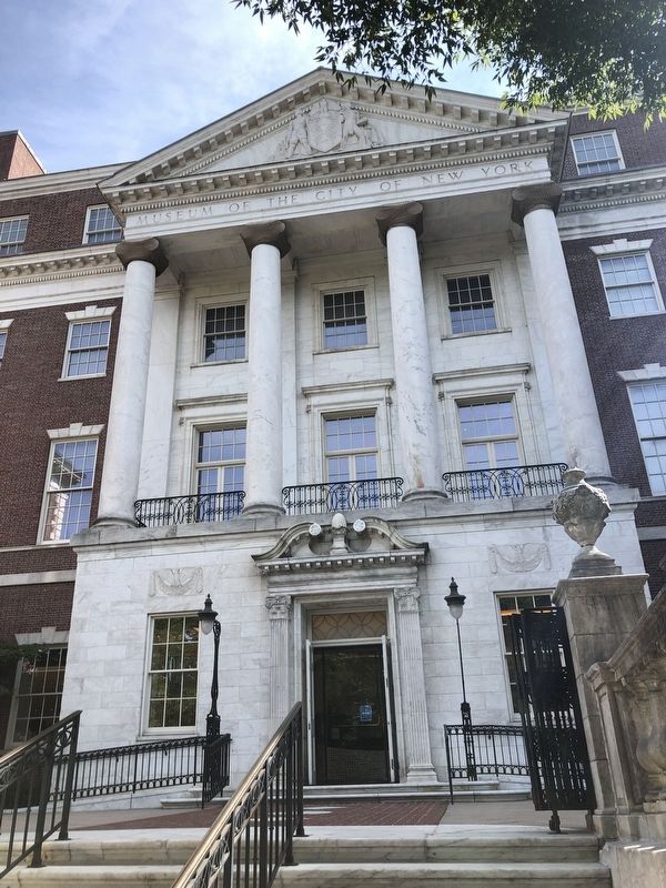 The front of the Museum of the City of New York image. Click for full size.