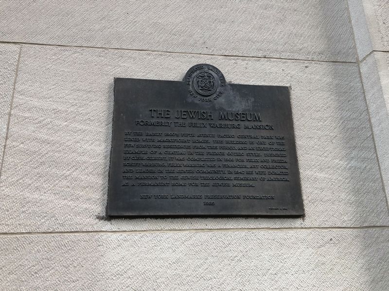 The Jewish Museum Marker. Click for full size. The Jewish Museum Marker image. Click for full size.