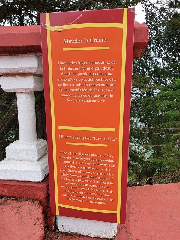 Observation Post "La Crucita" Marker image. Click for full size.