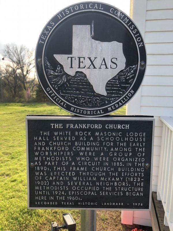 The Frankford Church Marker. Click for full size. The Frankford Church Marker image. Click for full size.