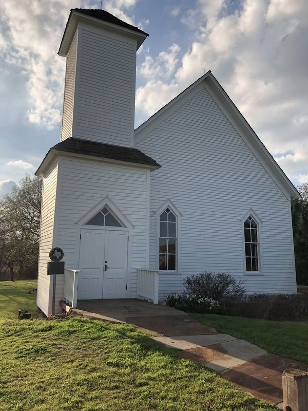 The Frankford Church and Marker image. Click for full size.