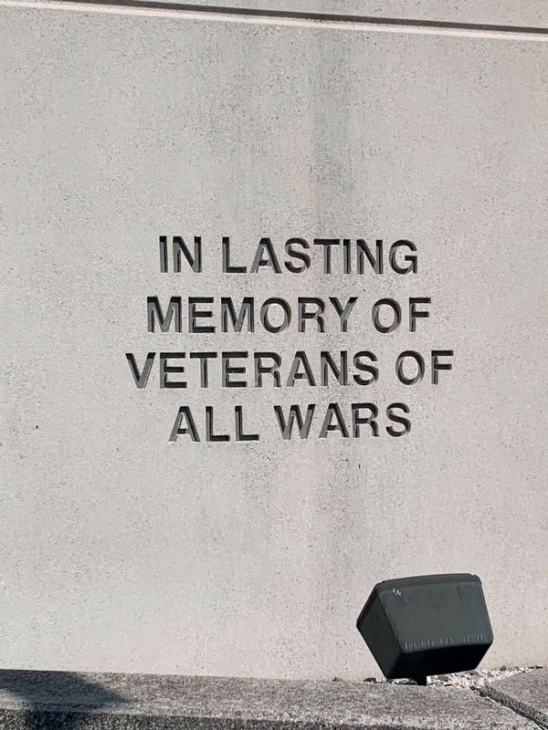 Veterans Memorial. Click for full size. Veterans Memorial image. Click for full size.