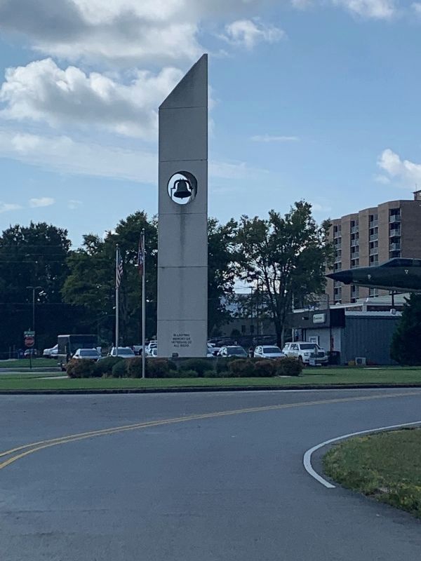 The Veterans Memorial Bell Tower. Click for full size. The Veterans Memorial Bell Tower image. Click for full size.