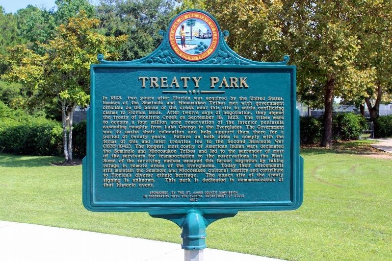 Treaty Park Marker image. Click for full size.