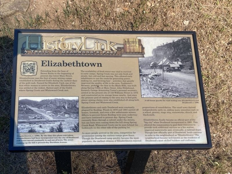 Elizabethtown Marker image. Click for full size.
