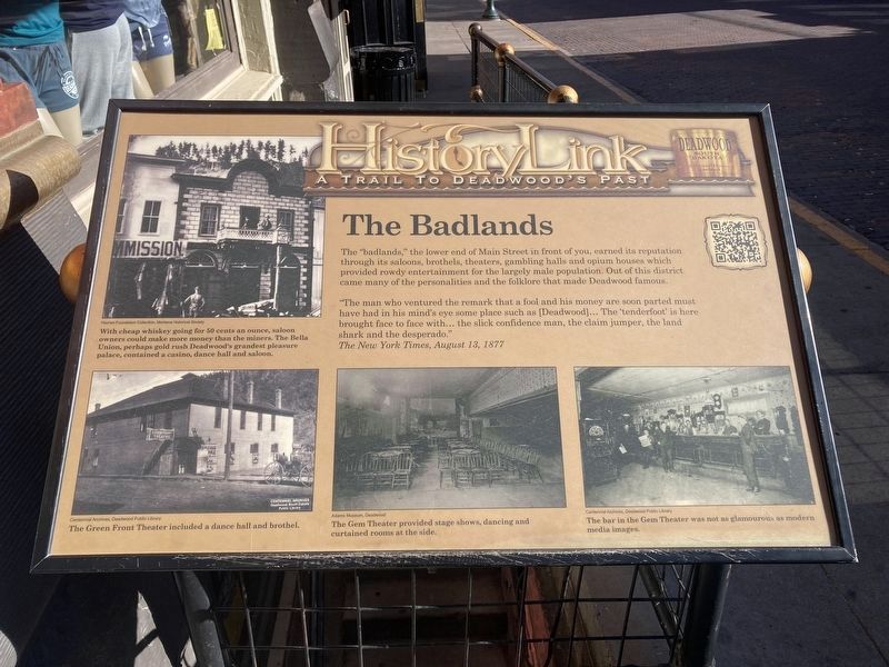 The Badlands Marker - updated. image. Click for full size.