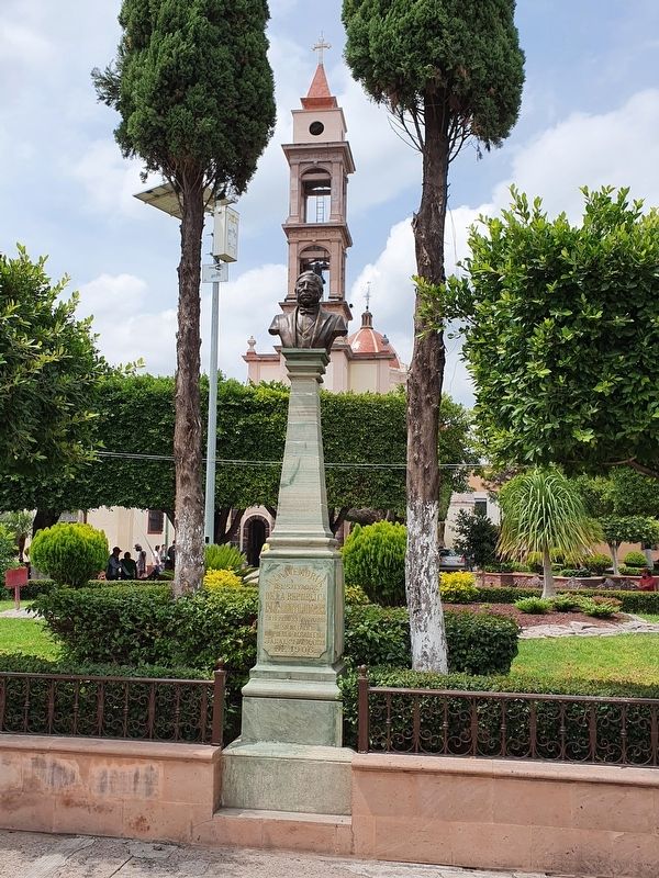 Benito Juárez Marker and Monument. Click for full size. Benito Juárez Marker and Monument image. Click for full size.