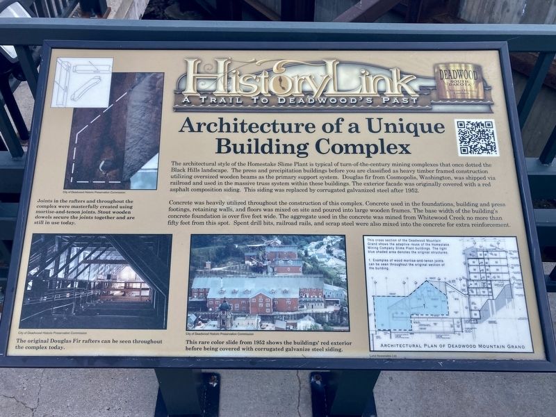 Architecture of a Unique Building Complex Marker. Click for full size. Architecture of a Unique Building Complex Marker image. Click for full size.