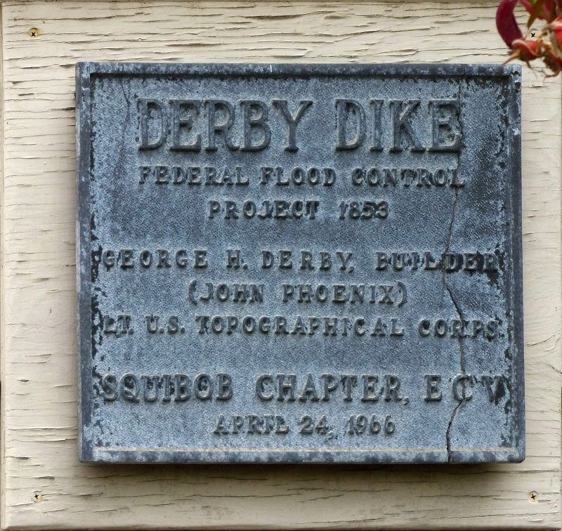 Derby Dike Marker. Click for full size. Derby Dike Marker image. Click for full size.