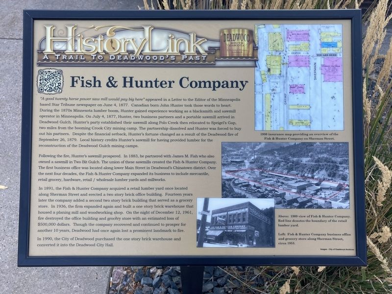 Fish & Hunter Company Marker image. Click for full size.