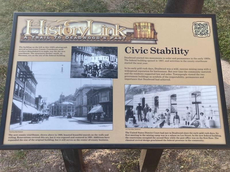 Civic Stability Marker (replacement marker) image. Click for full size.