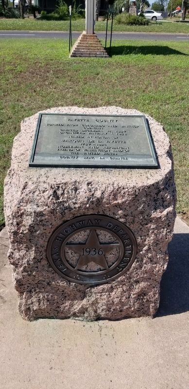 Fayette County Marker. Click for full size. Fayette County Marker image. Click for full size.