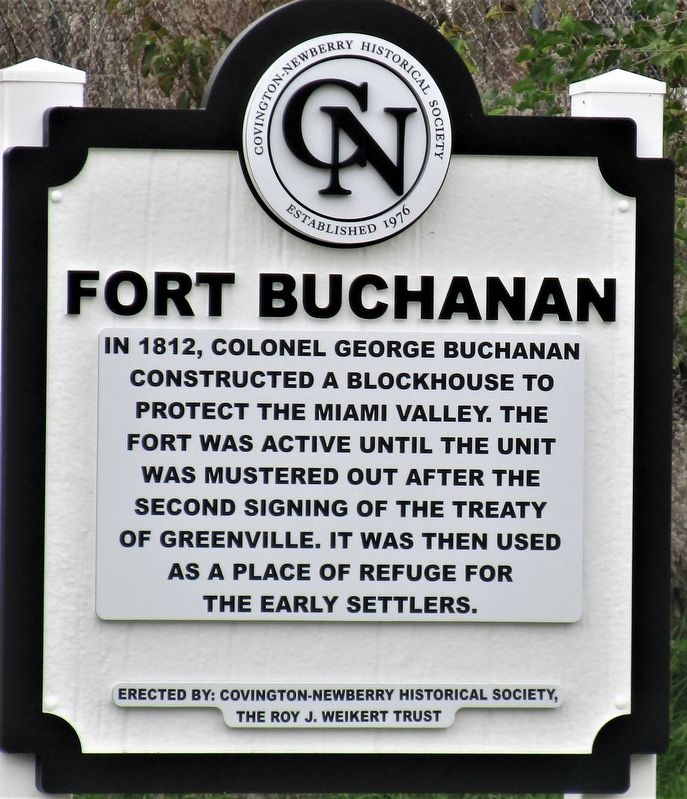 Fort Buchanan Marker image. Click for full size.