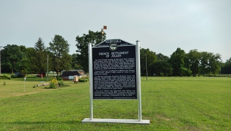 French Settlement of Julian Marker. Click for full size. French Settlement of Julian Marker image. Click for full size.