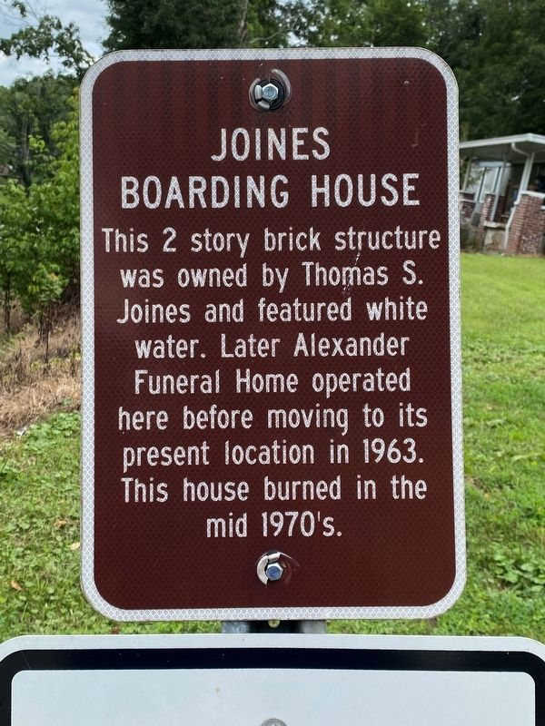 Joines Boarding House Marker image. Click for full size.