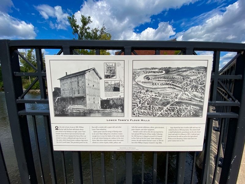 Lower Town's Flour Mills Marker. Click for full size. Lower Town's Flour Mills Marker image. Click for full size.